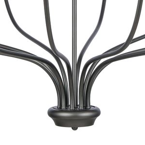 Madeline 45'' Wide 10-Light Chandelier - Dark Gray 3