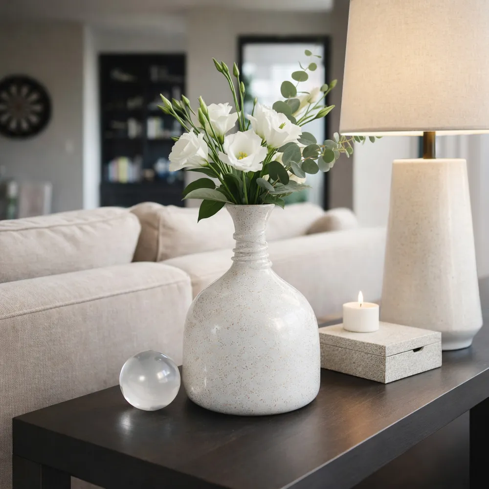 MORTONWOOD WHITE JAR 12 (IN)