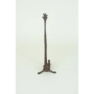 Cast Iron Frog Paper Towel Holder 5