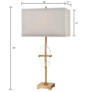 Priorato 34'' High 1-Light Table Lamp - Cafe Bronze 2
