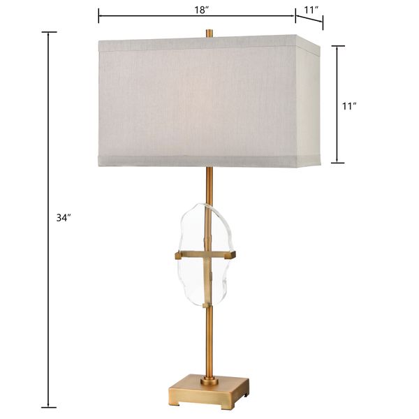 Priorato 34'' High 1-Light Table Lamp - Cafe Bronze