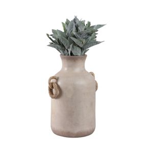 WOODSONROSE WHITE VASE 18 (IN) 3