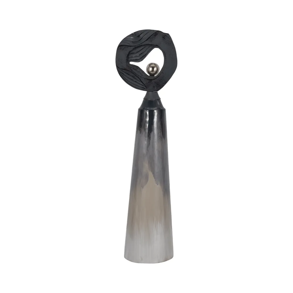 BRAESIDE SILVER GLASS VASE 36 (IN)