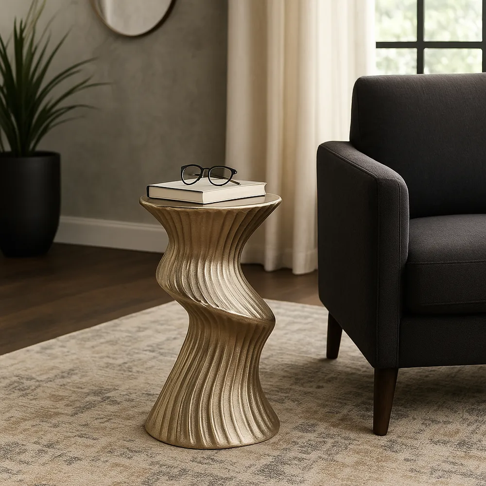 COLE GOLD TABLE 22 (IN)