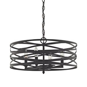 Vorticy 20'' Wide 4-Light Chandelier - Oil Rubbed Bronze 1