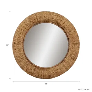 DRAPERRIDGE BROWN MIRROR 32 (IN) 8
