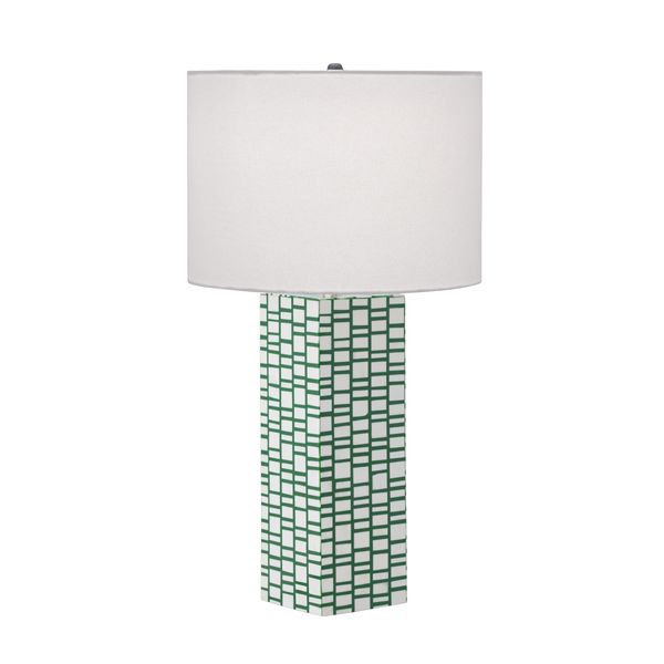 Etten 27'' High 1-Light Table Lamp - Green