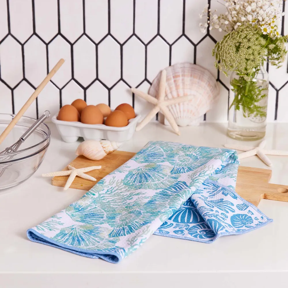 Nautilus Shells Eco Kitchen Tea Towel