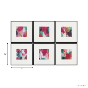 DURBANMILL SET OF 6 WHITE ART 42 (IN) 3