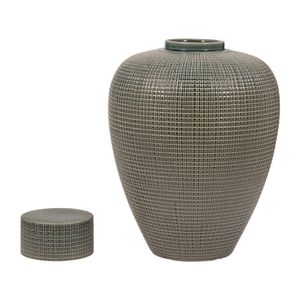 ELTONRIDGE GREEN VASE 21 (IN) 5