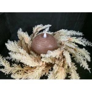Vanilla Plume 6.5in Candle Ring 1