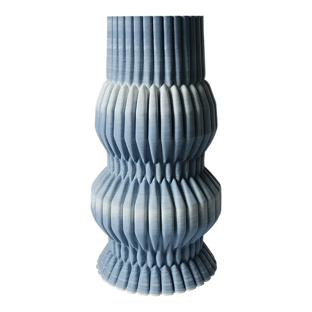 GRIFFINRUN BLUE VASE 11 (IN)