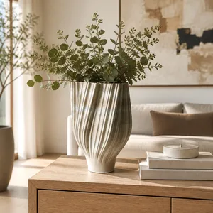 SYLVANTON TAN VASE 18 (IN) 12