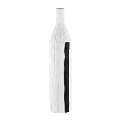 Carter Vase - Striped Black