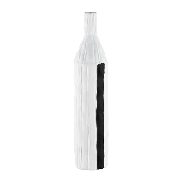Carter Vase - Striped Black