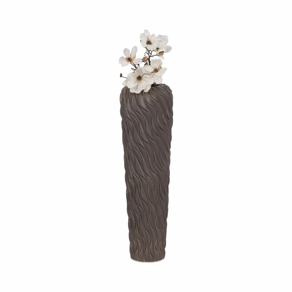 ROYVALE BROWN VASE 34 (IN)