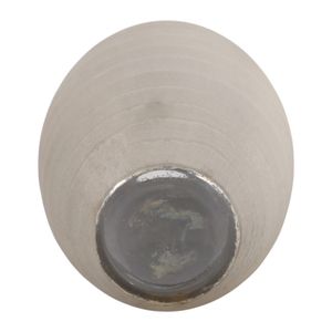 FINLEYTON GRAY GLASS VASE 10 (IN) 8