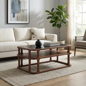 BELDENHAVEN BROWN COFFEE TABLE 18 (IN) 11