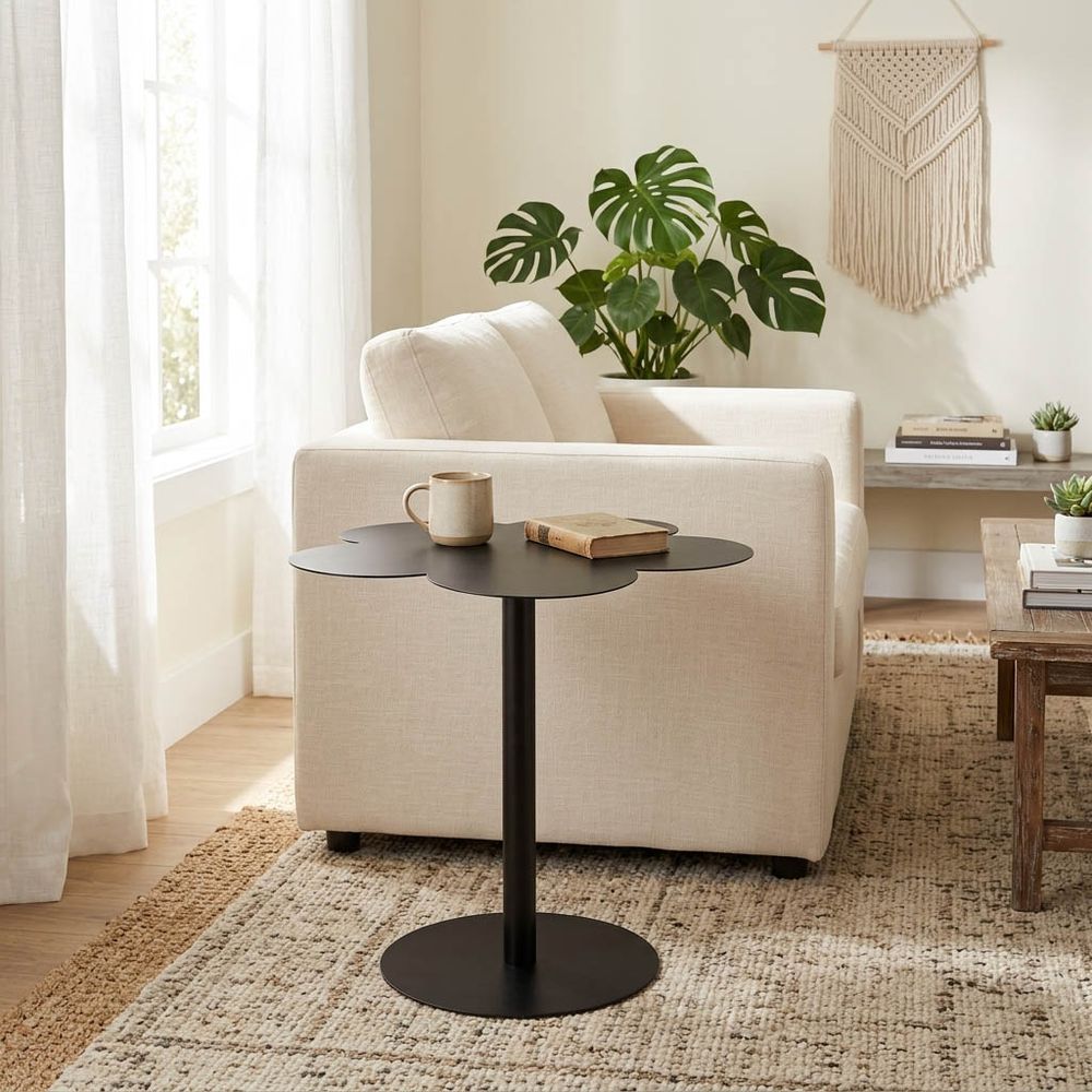 RUBYFIELD BLACK TABLE 21 (IN)