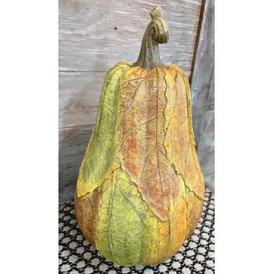 Patchwork Pumpkin 10x10x16.5in 1