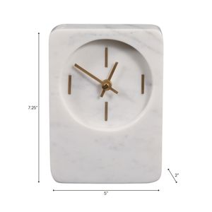 GLENNROSE WHITE CLOCK 7 (IN) 9