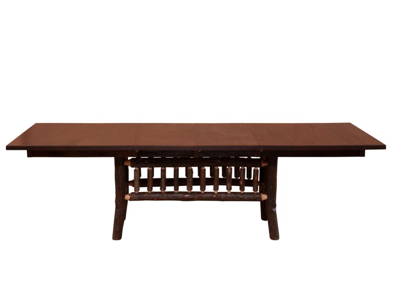 Appalachian Extension Dining Table - Antique Oak Top 4
