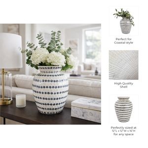 HACKETTBURN BLUE VASE 16 (IN) 11
