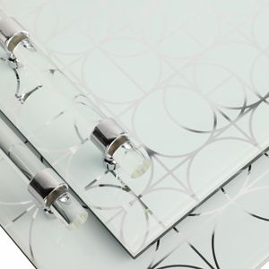 LARKLAND SET OF 2 SILVER TRAY 2 (IN) 5