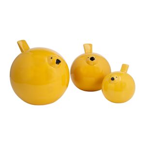 HARKENLEY SET OF 3 YELLOW DECOR 7 (IN) 6