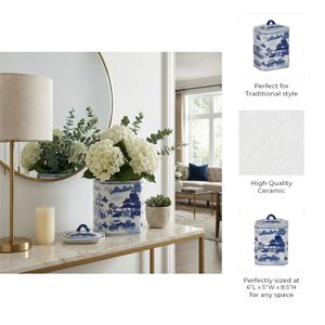 REGANHAM BLUE CHINOISERIE 9 (IN) 11
