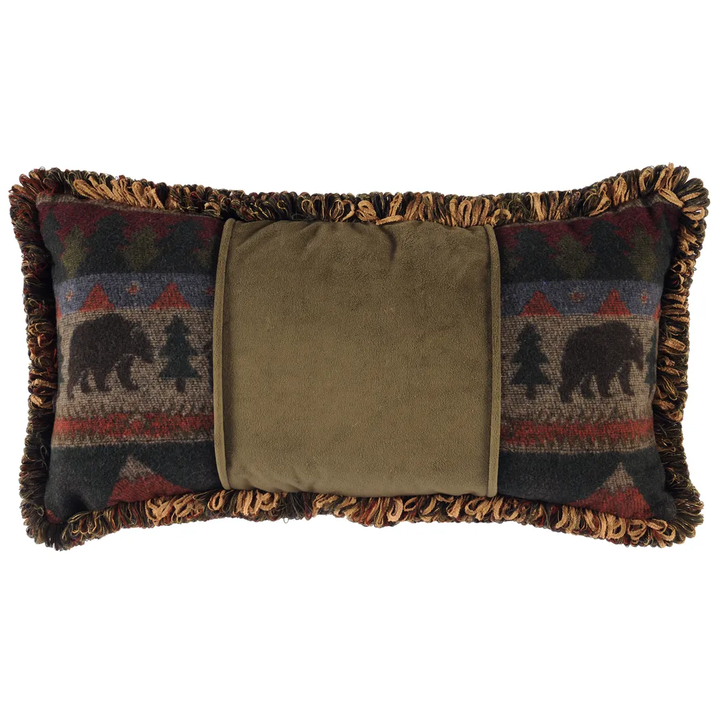 Cabin Bear - Décor Pillow - 14x26