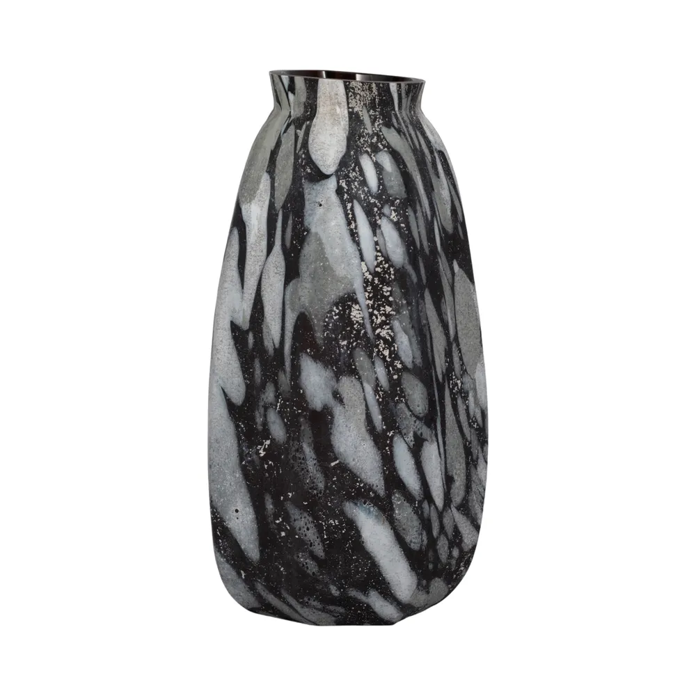 GAIGEMILL BLACK GLASS VASE 16 (IN)