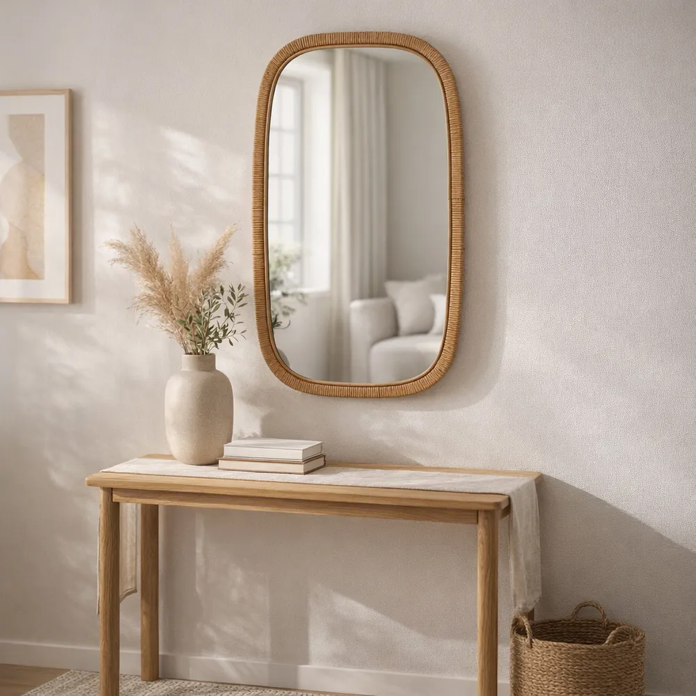 GRAYDONWOOD BROWN MIRROR 34 (IN)