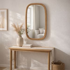 GRAYDONWOOD BROWN MIRROR 34 (IN) 2