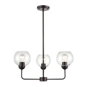Boman 23'' Wide 3-Light Chandelier - Oil Rubbed Bronze 1