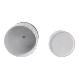 NICOLEMOOR SET OF 2 WHITE PLANTER 7 (IN) 7