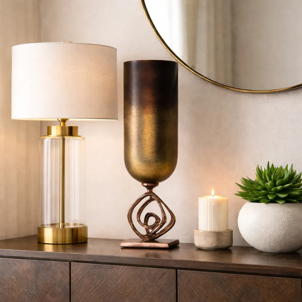 DORSEYVIEW BRONZE GLASS VASE 24 (IN)