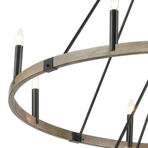 Transitions 56'' Wide 16-Light Chandelier - Oil Rubbed Bronze 4