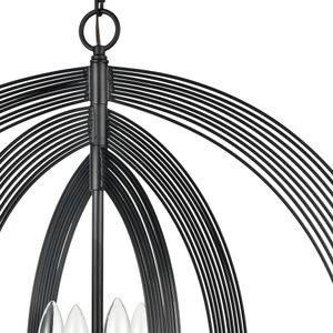 Orme 27'' Wide 4-Light Chandelier - Black 3