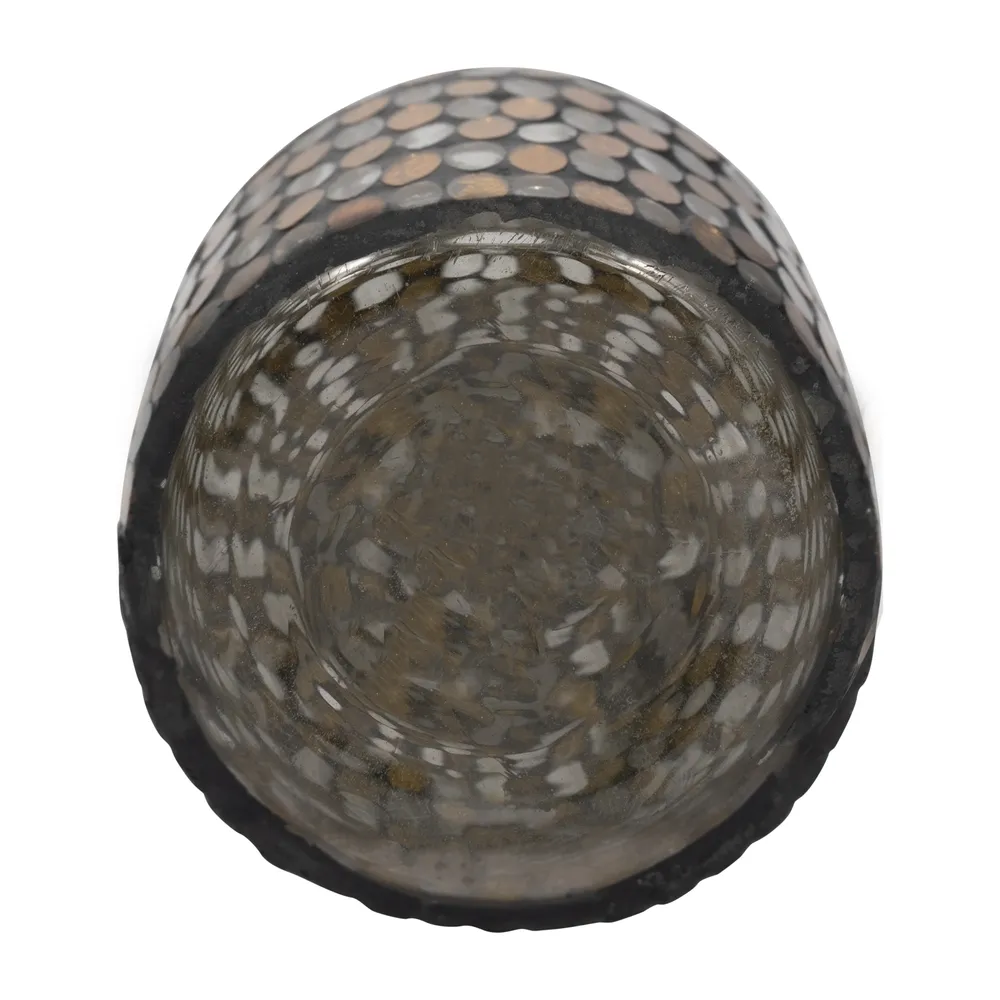 ENSLEYRIDGE BRONZE GLASS VASE 7 (IN)