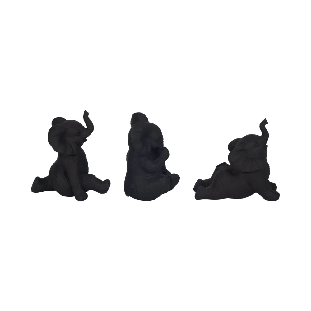 WALTONTON SET OF 3 BLACK DECOR 6 (IN)