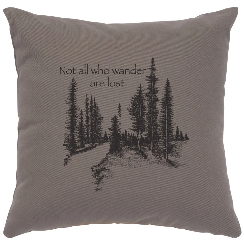 Image Pillow - Wander - Cotton Chrome