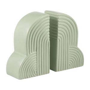 HAROLDPARK SET OF 2 GREEN BOOKENDS 10 (IN) 3