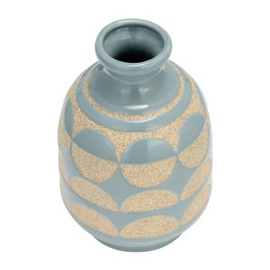 CASTON BLUE VASE 10 (IN) 3