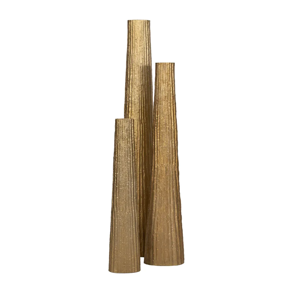 HAZENSTONE GOLD VASE 35 (IN)