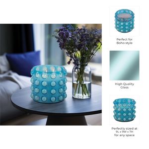 BUFORDHAM BLUE CANDLE 7 (IN) 10
