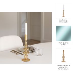 ELLENLAND GOLD CANDLE HOLDER 11 (IN) 8