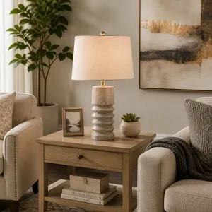 LANESTONE WHITE LAMP 24 (IN) 9