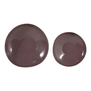 PEYTONWICK SET OF 2 PURPLE BOWLS 4 (IN) 9
