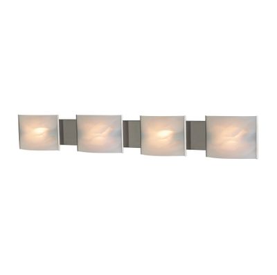 Pannelli 41″ Wide 4-Light Vanity Light - Stainless Steel